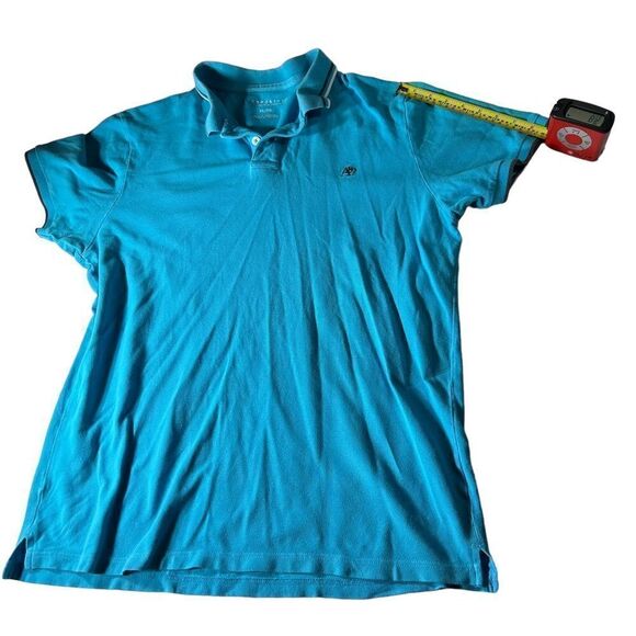 Aeropostale Blue Polo Shirt Size XL, SKU: 123-4747 - Picture 6 of 6